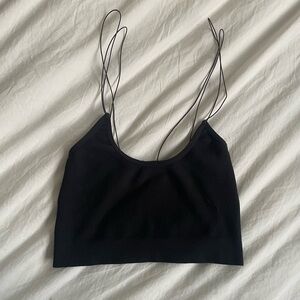 Cropped blank tank top from Urban Outfitters in size S